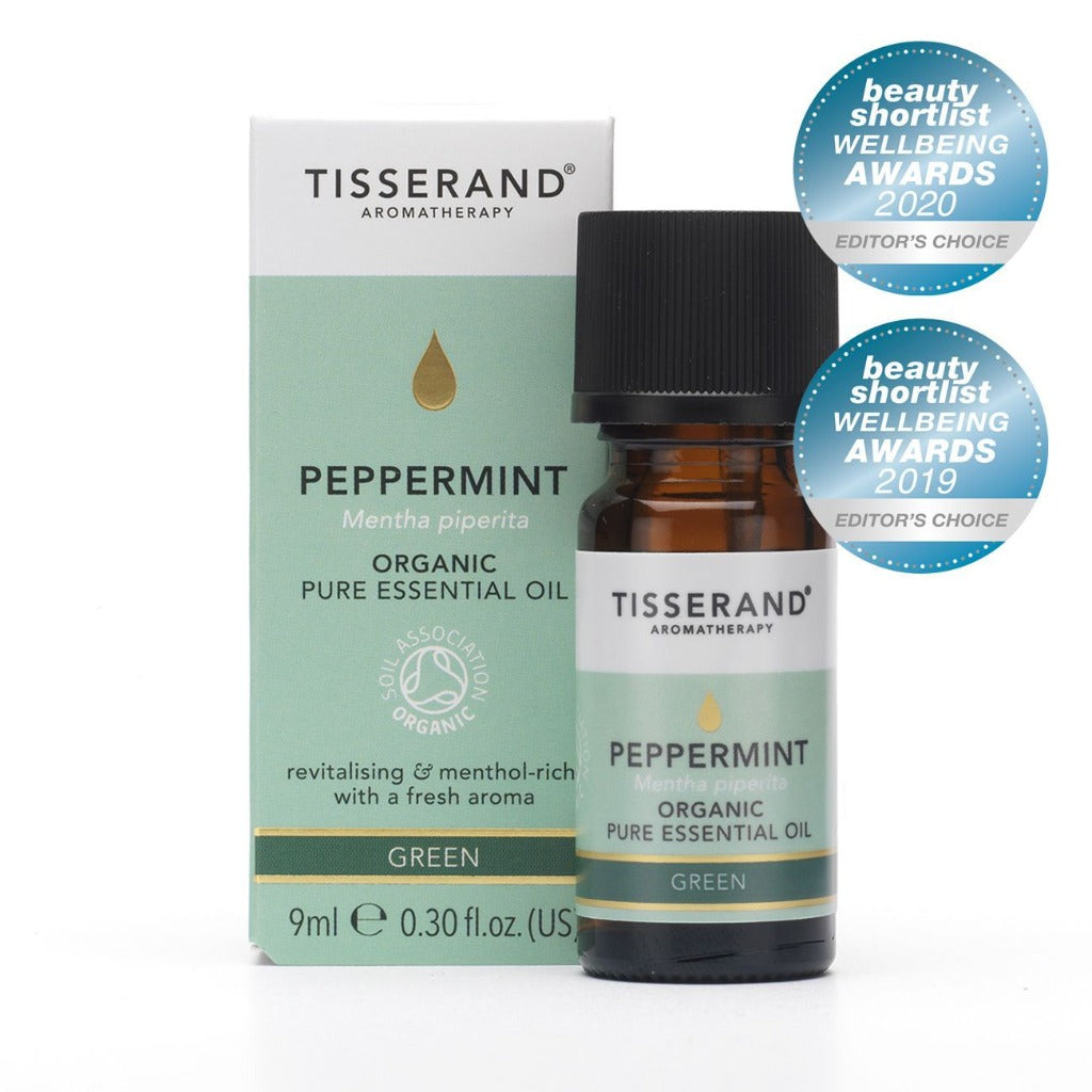 Tisserand Peppermint organic pure essential oil 9ml bottle