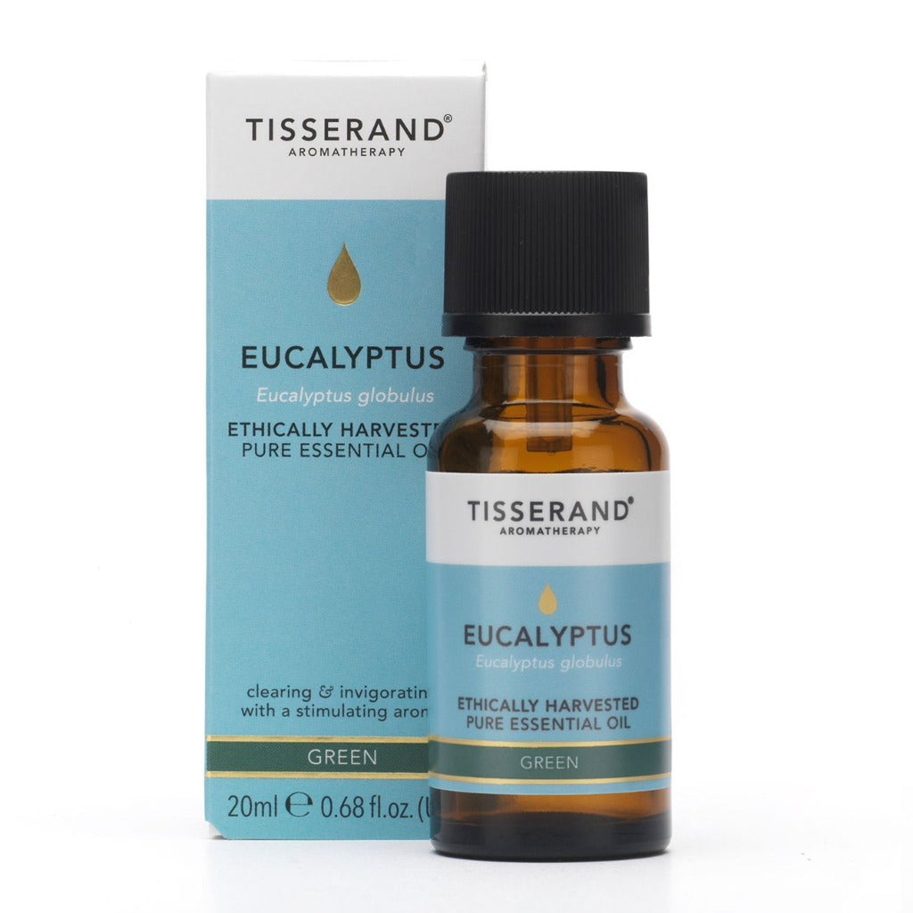 Tisserand eucalyptus pure essential organic oil 20ml bottle