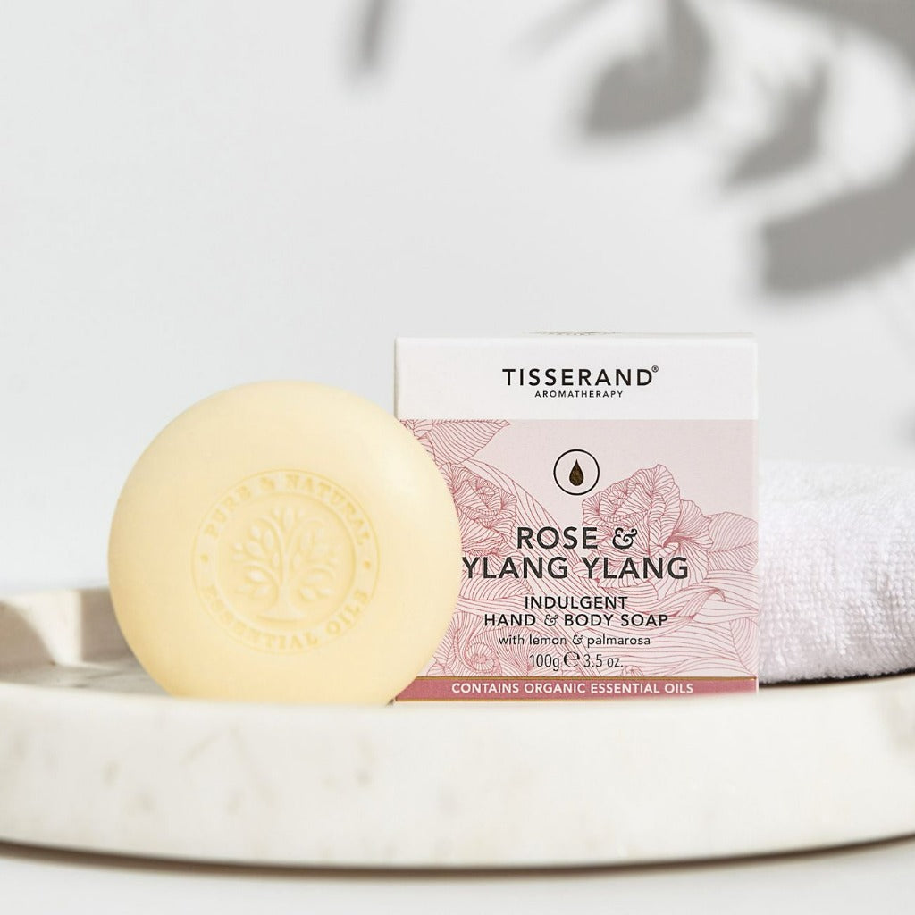 Tisserand indulgent and soothing hand and body soaps