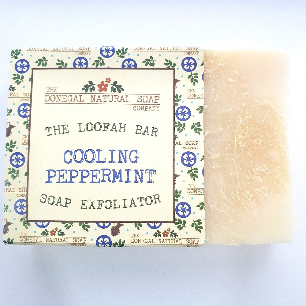 Donegal Natural Soap Company - Cooling Peppermint Loofah Soap 150g