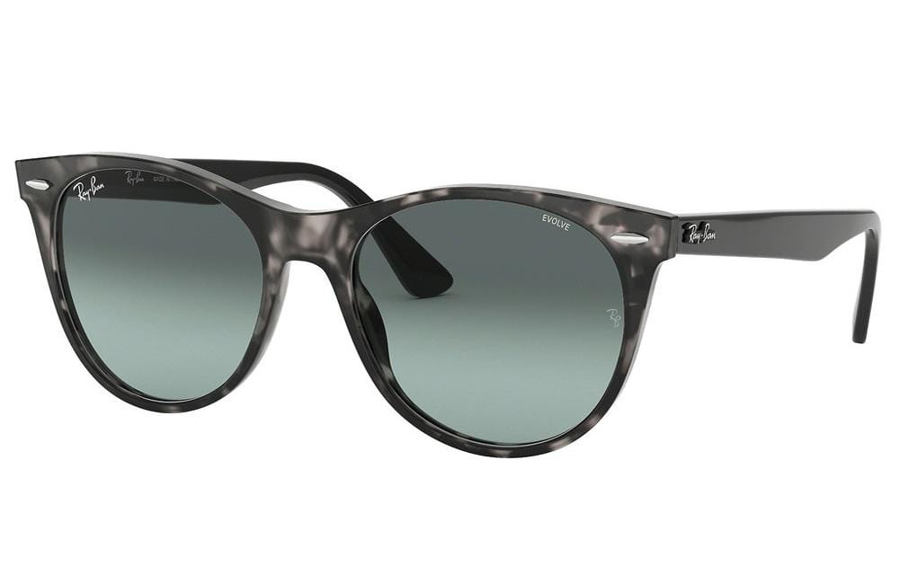 Ray-Ban sunglasses 1250AD Mottled grey & black frame/ grey evolve lens Ray-Ban Wayfarer II RB2185 Ladies Sunglasses