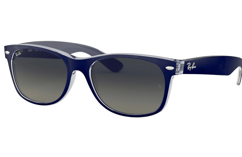 Navy blue wayfarer sunglasses hotsell