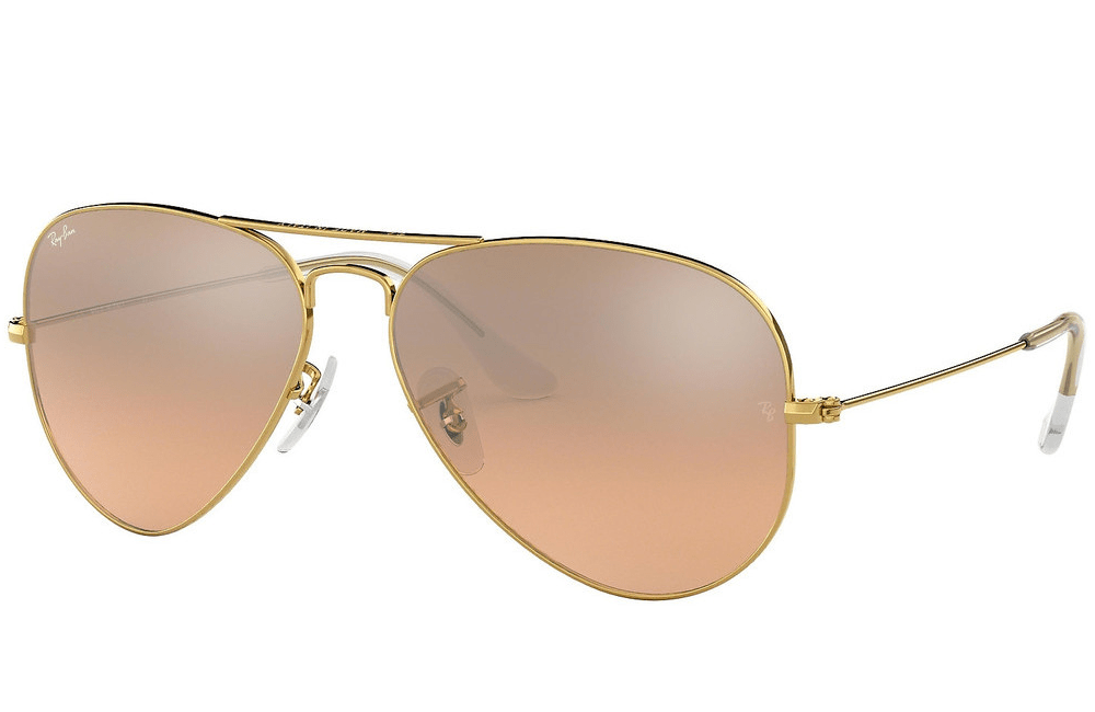 Ray-Ban Sunglasses Aviator Classic Gold Frame Brown Lenses