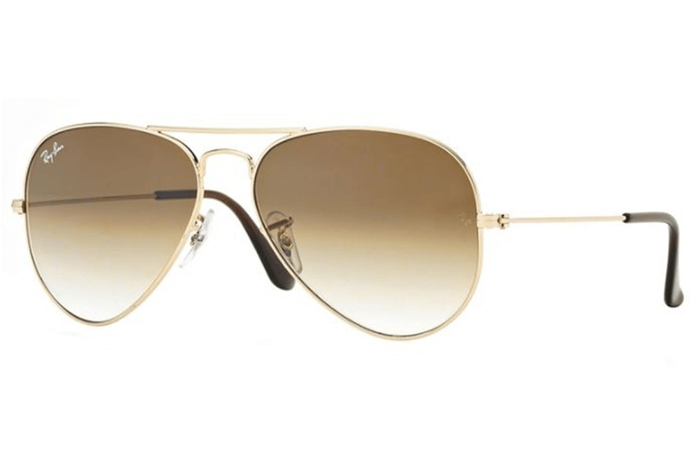 Ray-Ban sunglasses 58mm / 001/51 Gold with Brown Gradient lens Ray-Ban Classic Aviator Sunglasses RB3025