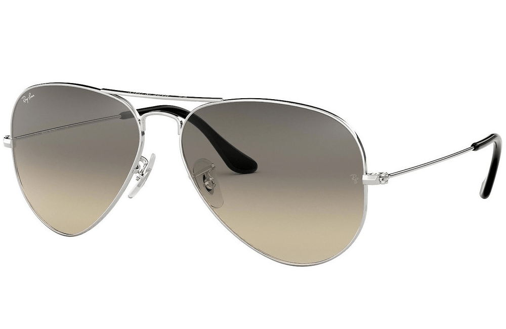 Ray-Ban sunglasses 58mm / 003/32 Silver frame with Grey Gradient lens Ray-Ban Classic Aviator Sunglasses RB3025