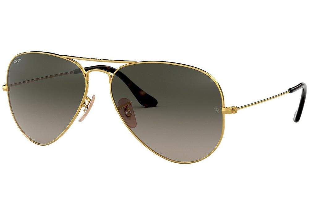 Ray-Ban sunglasses 58mm / 181/71 Gold with Grey graduated lens Ray-Ban Classic Aviator Sunglasses RB3025
