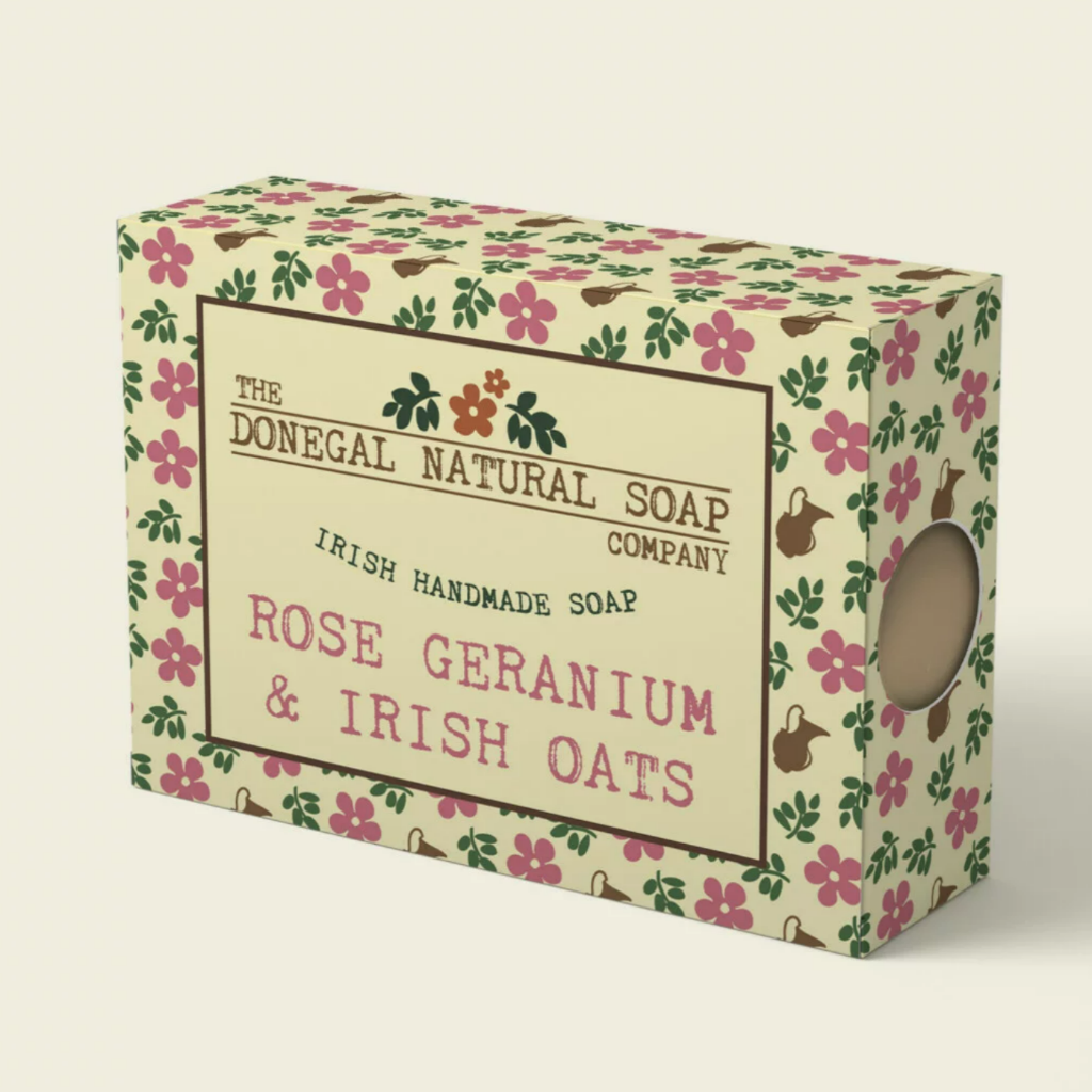 The Donegal Natural Soap Company christmas gift ideas THE DONEGAL NATURAL SOAP COMPANY ROSE GERANIUM & OATMEAL