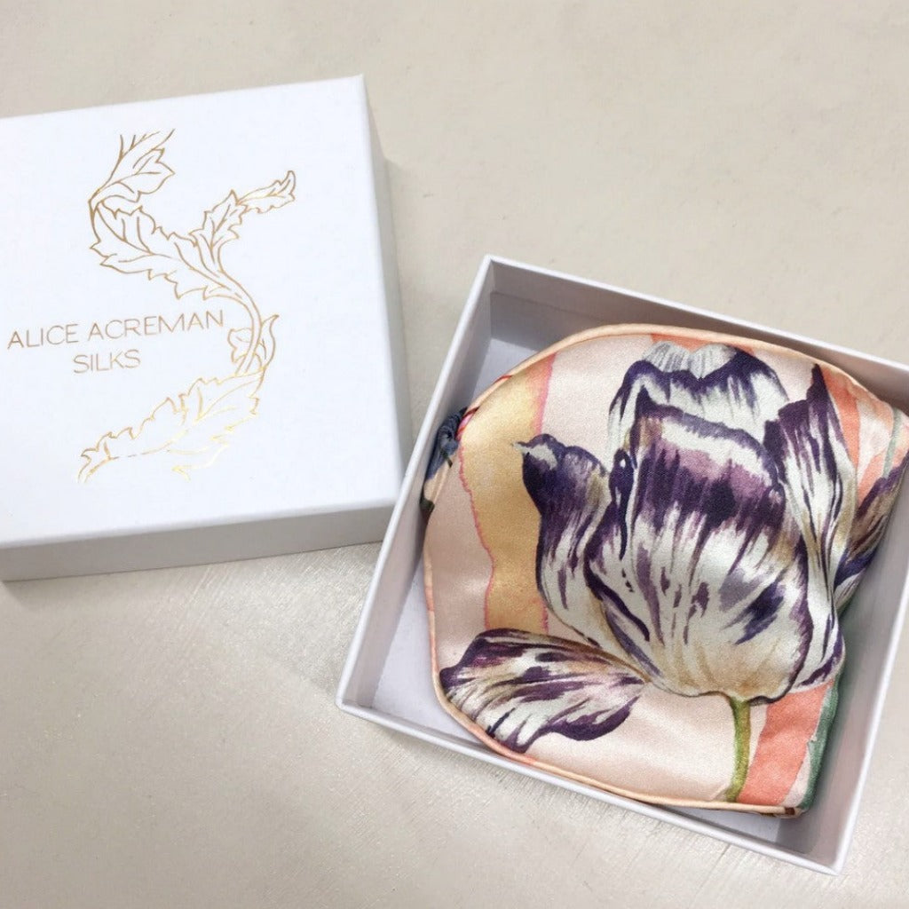 Silk Eye Mask By Alice Acreman, real authetic silk UK made