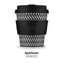 ecoffee cup reusable cup black white pattern 8oz 240ml cup