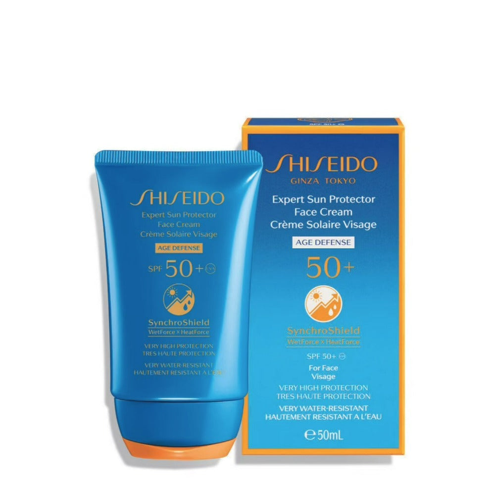 Shiseido Expert Sun Protector Face Cream Age Defense For Face SPF 50+ 50ml