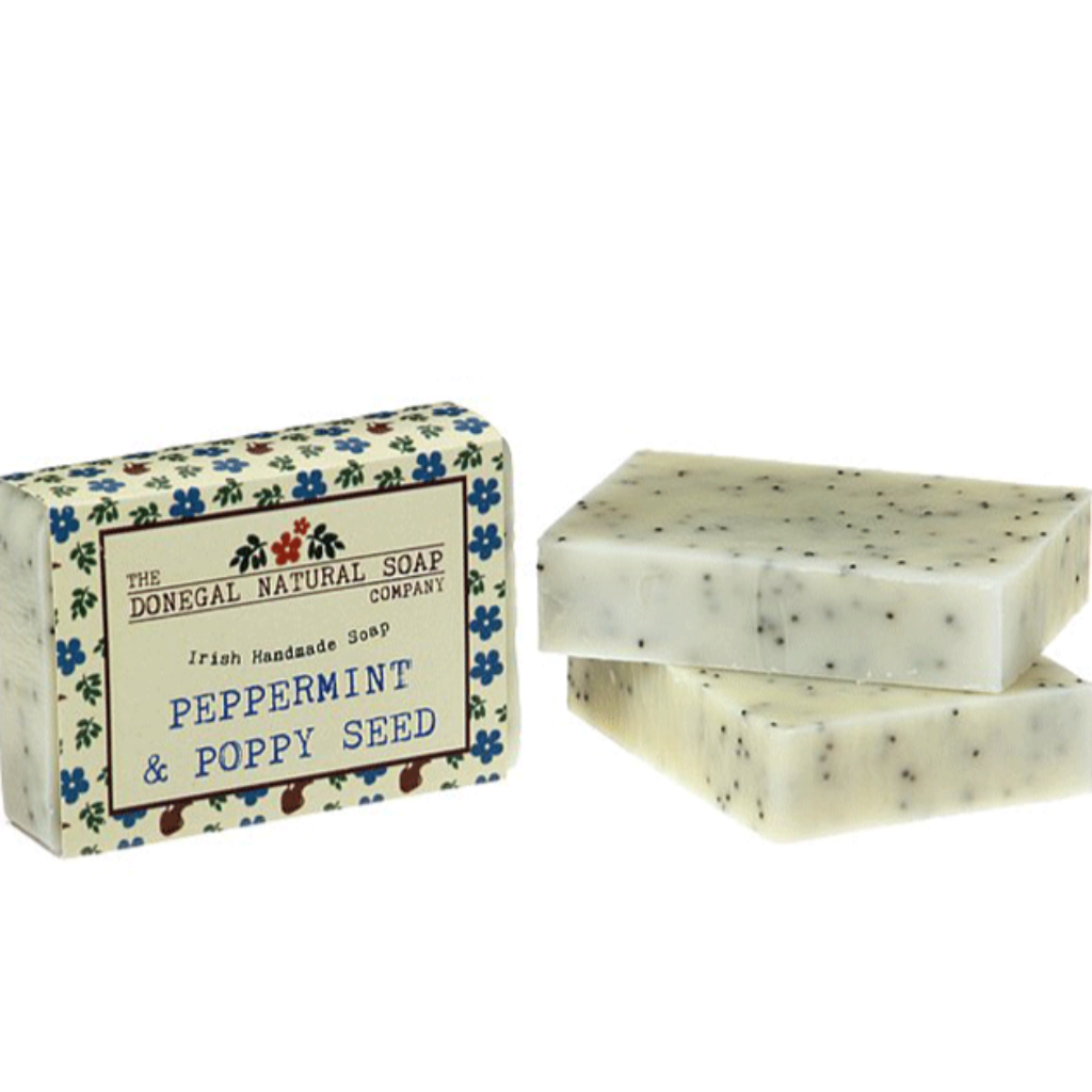 The Donegal Natural Soap Company shop irish Peppermint & Poppyseed Natural Irish Soap