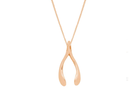 Town Centre Pharmacy  Katie Mullally Tiny Rose Gold Wishbone Necklace